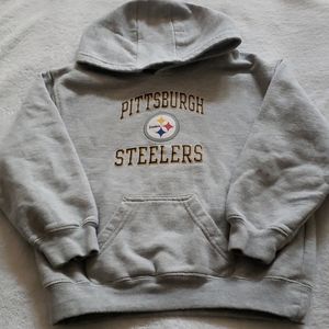 Boys NFL Pittsburgh Steelers Gray Hoodie